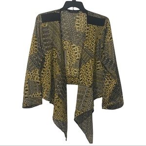 Fashion to Figure Hi-Low Drape front blazer